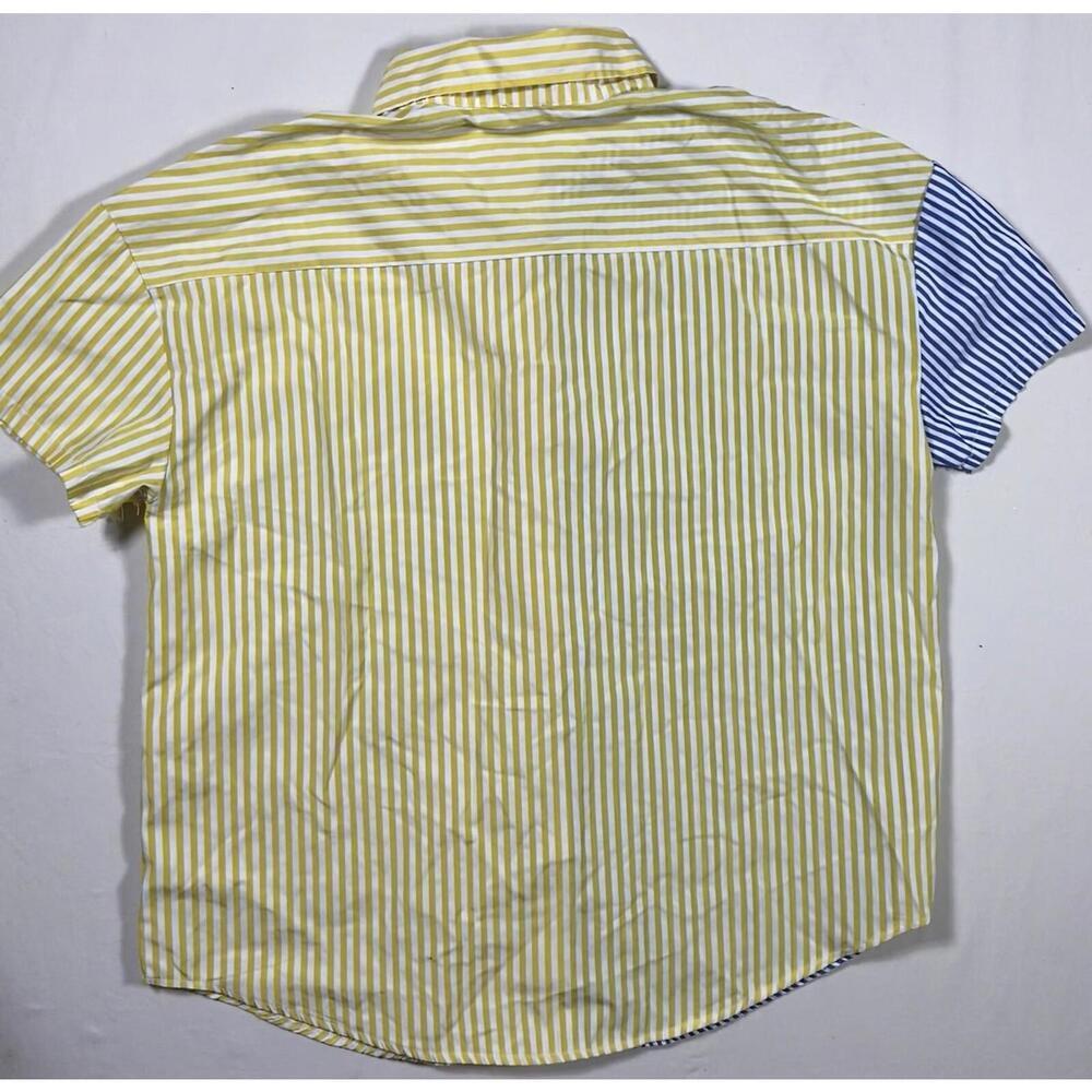 Daisy Short Sleeve Button Up Colorful Striped Shirt XL Sweater L Hoodie M Lot - Picture 11 of 16